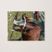 フランスのなアルプスの牛 ジグソーパズル (横)