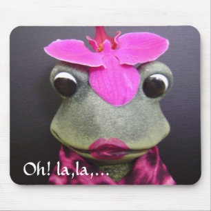 フランスのなカエルのmousepad マウスパッド
