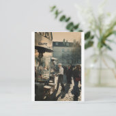 フランスのなカフェのウェイター ポストカード (スタンド正面)