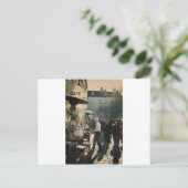 フランスのなカフェのウェイター ポストカード (スタンド正面)