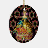 フランスのなクリスマス セラミックオーナメント (右)