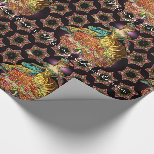 フランスのなクリスマス ラッピングペーパー (コーナー)