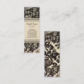 フランスのなクリーム~の細い名刺 スキニー名刺 (正面/裏面)