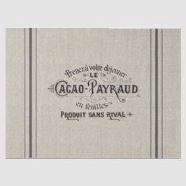 フランスのなココア穀物袋 薄葉紙