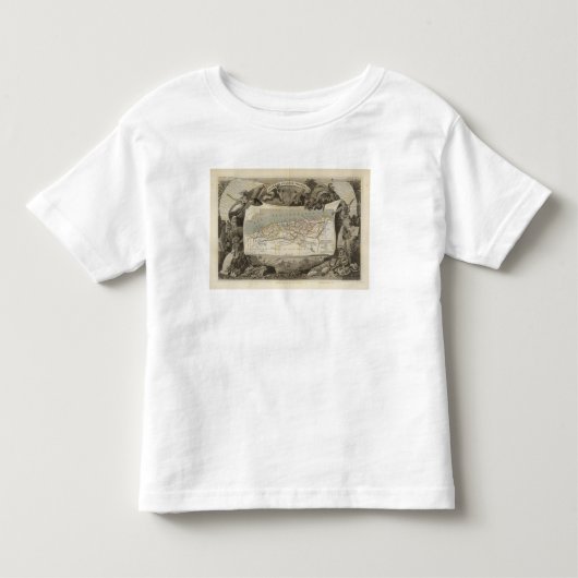 フランスのなコロニーアルジェリア トドラーTシャツ (正面)