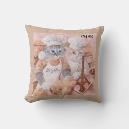 フランスのなシェフの車軸装飾用クッション クッション (正面)