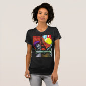 フランスのなゾンビのパントマイム Tシャツ (正面フル)