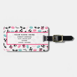 フランスのなテーマの荷物のラベル ラゲッジタグ