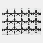 フランスのなテーマの（紋章の）フラ・ダ・リの台所タオル キッチンタオル (横)