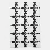 フランスのなテーマの（紋章の）フラ・ダ・リの台所タオル キッチンタオル (縦)