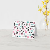 フランスのなテーマのNotecard カード (黄色い花)