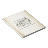 フランスのなデパートの印 ノートパッド (アングル)