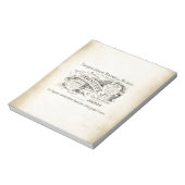 フランスのなデパートの印 ノートパッド (回転)