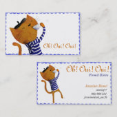 フランスのなビストロ 名刺 (正面/裏面)