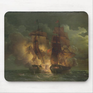 フランスのなフリゲート艦「Arethuse間の戦い マウスパッド