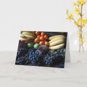 フランスのなフルーツ カード (黄色い花)