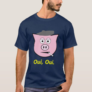 フランスのなブタ Tシャツ