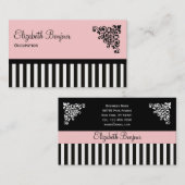 フランスのなブティック-色/名刺を変えて下さい 名刺 (正面/裏面)