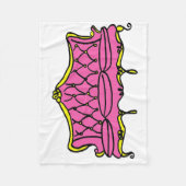 フランスのなプリンセスのソファのフリースブランケット フリースブランケット (正面)