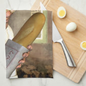 フランスのなベーカリーのふきん キッチンタオル (四つ折り)