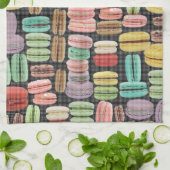 フランスのなマカロンのポップアート キッチンタオル (折り畳み)