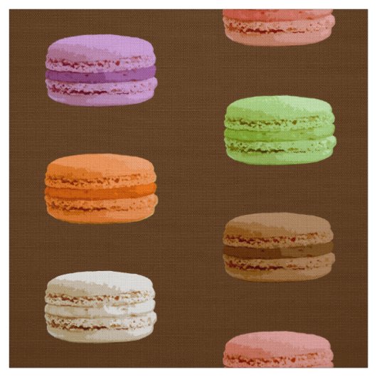 フランスのなマカロン- muti色のパステル ファブリック (見本)