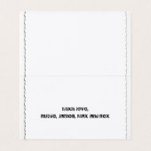 フランスのなマスティフのちくしょうよい休日カード (内部フラット)