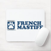 フランスのなマスティフの青 マウスパッド (マウス)