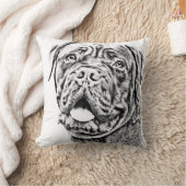 フランスのなマスティフ クッション (ブランケット)