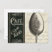 フランスのなメニュー ポストカード (正面/裏面)