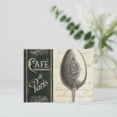 フランスのなメニュー ポストカード (スタンド正面)