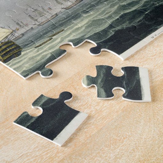 フランスのなラインのためのHMSの勝利の航行は並びました ジグソーパズル (側面)