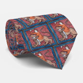 フランスのな中世ライオンのタイ ネクタイ (ロール)