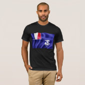 フランスのな南南極土地-振ります Tシャツ (正面フル)