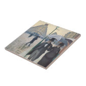 フランスのな印象主義|パリの通りの雨の日 タイル (側面)