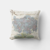 フランスのな原稿のアジサイの市場のスタイルの枕 クッション (正面)