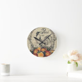 フランスのな国のオンドリの柱時計 ラウンド壁時計 (ホーム)