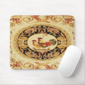フランスのな国のオンドリ及び雌鶏のデザインのマウスパッド マウスパッド (マウス)