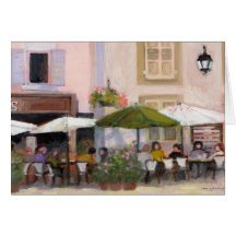 フランスのな国のカフェカード