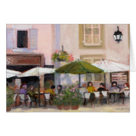 フランスのな国のカフェカード