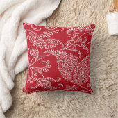 フランスのな国の赤いMoJoの装飾用クッション クッション (ブランケット)