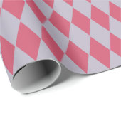 フランスのな国の道化師の薄紫は及び上がりました ラッピングペーパー (ロールコーナー)