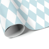 フランスのな国の道化師の青及び白 ラッピングペーパー (ロールコーナー)