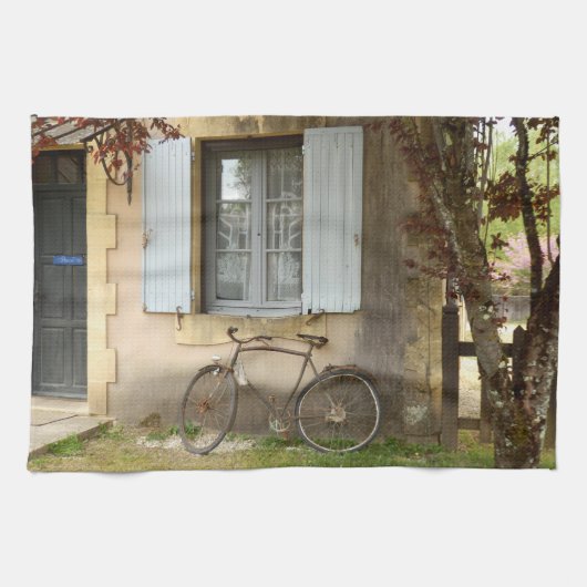 フランスのな家のふきん キッチンタオル (横)