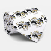 フランスのな家紋 ネクタイ (ロール)