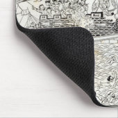 フランスのな小型砲艦の拒絶 マウスパッド (コーナー)