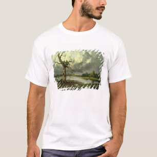 フランスのな川の景色 Tシャツ