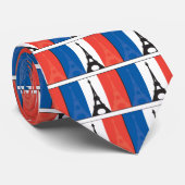 フランスのな旗およびエッフェル塔 ネクタイ (ロール)