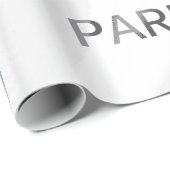 フランスのな旗とのパリ、フランスのスカイライン ラッピングペーパー (ロールコーナー)