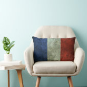 フランスのな旗によって老化させる鋼鉄効果 ランバークッション (椅子)